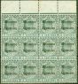 Rare Postage Stamp from Morocco Agencies 1905 5c Grey-Green & Green SG24 Good MNH Block of 12