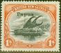 Collectible Postage Stamp from New Guinea 1906 1s Black & Orange SG44 Thick Paper Fine Mtd Mint