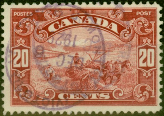 Valuable Postage Stamp from Canada 1929 20c Lake SG283 Fine Used (2)