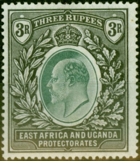 Collectible Postage Stamp from East Africa KUT 1903 3R Grey-Green & Black SG11 Fine Mtd Mint