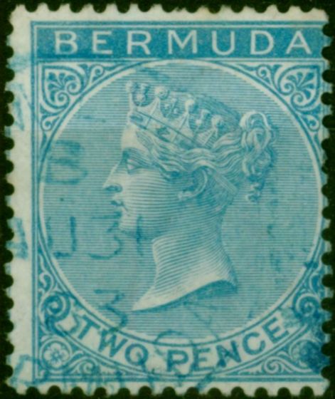 Bermuda 1866 2d Dull Blue SG3 Fine Used (3) Queen Victoria (1840-1901) Valuable Stamps