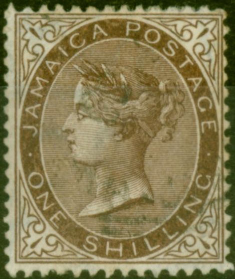 Collectible Postage Stamp from Jamaica 1906 1s Brown SG53 Fine Used