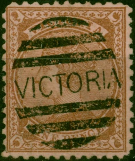 Victoria 1873 9d Pale Brown-Pink SG173 P.13 Good Used . Queen Victoria (1840-1901) Used Stamps