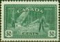 Collectible Postage Stamp Canada 1946 50c Green SG405 Fine MM