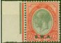 Rare Postage Stamp from South West Africa 1927 £1 Pale Olive-Green & Red SG57