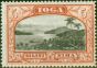 Rare Postage Stamp from Tonga 1943 5s Black & Brown-Red SG82 Fine & Fresh Mtd Mint