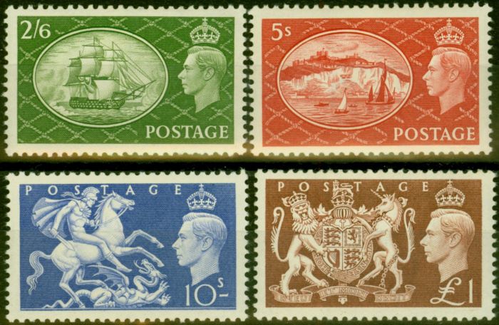 Old Postage Stamp GB 1951 Set of 4 SG509-512 Fine VLMM