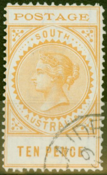 Collectible Postage Stamp from South Australia 1902 910d Dull Yellow SG274 Fine Used