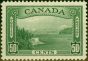 Old Postage Stamp from Canada 1938 50c Green SG366 Fine Lightly Mint Hinged