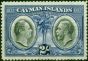 Cayman Islands 1932 2s Black & Ultramarine SG93 Fine & Fresh LMM . King George V (1910-1936) Mint Stamps
