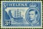 Collectible Postage Stamp St Helena 1938 3d Ultramarine SG135 Fine MM