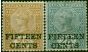 Ceylon 1891 Set of 2 SG239-240 Fine MM  Queen Victoria (1840-1901) Old Stamps