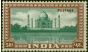 Old Postage Stamp from India 1949 5R Blue-Green & Red-Brown SG322 Fine Lightly Mtd Mint