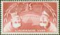 Old Postage Stamp from Ross Dependency 1967 3c Carmine-Red SG6w Wmk Inverted V.F MNH