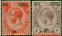 Straits Settlements 1917 Red Cross Set of 2 SG216-217 Fine LMM (2) King George V (1910-1936) Valuable Stamps