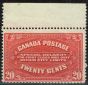Old Postage Stamp from Canada 1922 20c Carmine Red SGS4 Fine MNH