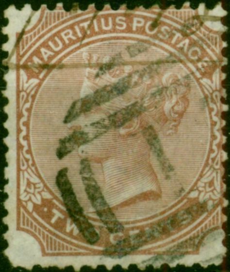 Mauritius 1880 2c Venetian Red SG92 Good Used . Queen Victoria (1840-1901) Used Stamps