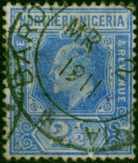 Northern Nigeria 1910 2 1/2d Blue SG31 Fine Used  King Edward VII (1902-1910), King George V (1910-1936) Collectible Stamps