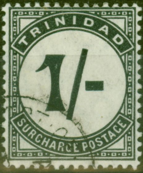 Valuable Postage Stamp from Trinidad 1905 1s Slate-Black SGD17 V.F.U