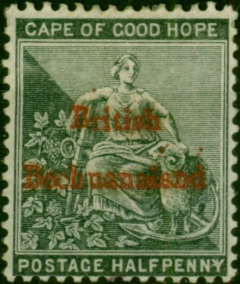 Bechuanaland 1885 1/2d Grey-Black SG1 Good MM. Queen Victoria (1840-1901) Mint Stamps