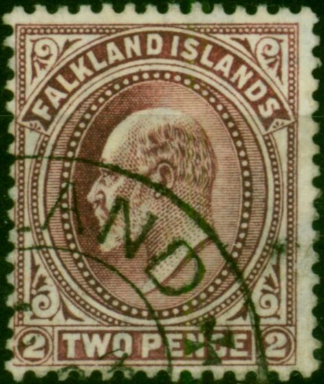 Falkland Islands 1904 2d Purple SG45 Fine Used  King Edward VII (1902-1910) Rare Stamps