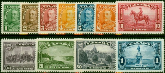 Canada 1935 Set of 11 SG341-351 V.F MNH . King George V (1910-1936) Mint Stamps