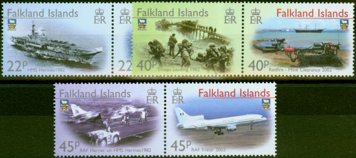 Valuable Postage Stamp from Falkland Islands 2002 20th Anniversary Liberation Set of 6 SG926-931 V.F MNH