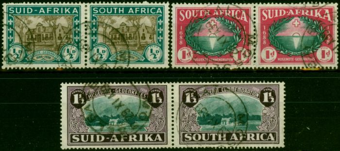 Rare Postage Stamp South Africa 1939 Set of 3 SG82-84 Fine Used