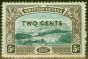 Valuable Postage Stamp from British Guiana 1899 2c on 5c SG222a No Stop after Cent Fine Mtd Mint Regummed
