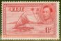 Rare Postage Stamp from Fiji 1938 1 1/2d Carmine SG251 Die I Fine Lightly Mtd Mint