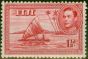 Old Postage Stamp Fiji 1938 1 1/2d Carmine SG251 Die I V.F MNH