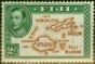 Old Postage Stamp Fiji 1938 2d Brown & Green SG253 Die I Good LMM