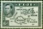 Old Postage Stamp from Fiji 1944 6d Violet-Black SG261a Fine Lightly Mtd Mint