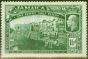 Valuable Postage Stamp from Jamaica 1919 1 1/2d Green SG80a Major Re-Entry Fine Lightly Mtd Mint