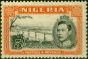 Valuable Postage Stamp from Nigeria 1938 5s Black & Orange SG59 P.13 x 11.5 Fine Lightly Mtd Mint