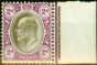 Old Postage Stamp from Transvaal 1905 2d Black & Purple SG262 Fine Mtd Mint