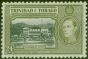 Collectible Postage Stamp from Trinidad & Tobago 1938 24c Black & Olive-Green SG253 Fine Mtd Mint