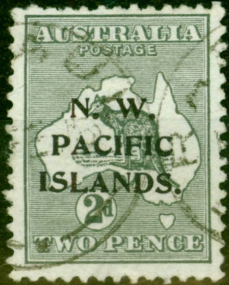 Collectible Postage Stamp from New Guinea 1916 2d Grey SG73 Fine Used