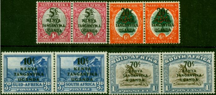 KUT 1941-42 Set of 4 SG151-154 Fine MM. King George VI (1936-1952) Mint Stamps