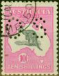 Valuable Postage Stamp Australia 1915 10s Grey & Pink SG051 V.F.U