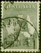 Collectible Postage Stamp from Australia 1924 £1 Grey SG75 Good Used