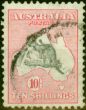 Collectible Postage Stamp from Australia 1932 10s Grey & Pink SG136 Good Used (3)