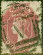 Old Postage Stamp from Ceylon 1865 4d Rose-Carmine SG52 Fine Used Stamp