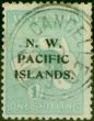 Valuable Postage Stamp from New Guinea 1919 1s Emerald SG113 Fine Used