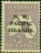 Collectible Postage Stamp from New Guinea 1919 9d Violet SG112 Fine Mounted Mint