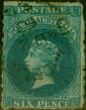 Valuable Postage Stamp South Australia 1867 6d Bright Pale Blue SG56 Good Used