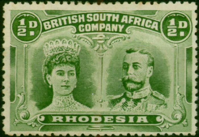 Rhodesia 1910 1/2d Yellow-Green SG119 Fine MM (3) King George V (1910-1936) Rare Stamps