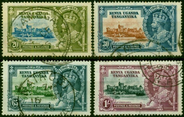 KUT 1935 Jubilee Set of 4 SG124-127 Fine Used. King George V (1910-1936) Used Stamps