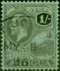 Collectible Postage Stamp Antigua 1921 1s Black-Emerald SG57 Fine Used