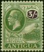 Antigua 1922 3s Green & Violet SG79 Fine MM  King George V (1910-1936) Valuable Stamps